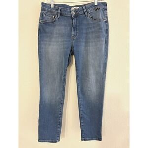 Mavi Womens Denim Jeans Emma Petite Slim Boyfriend Sz 32